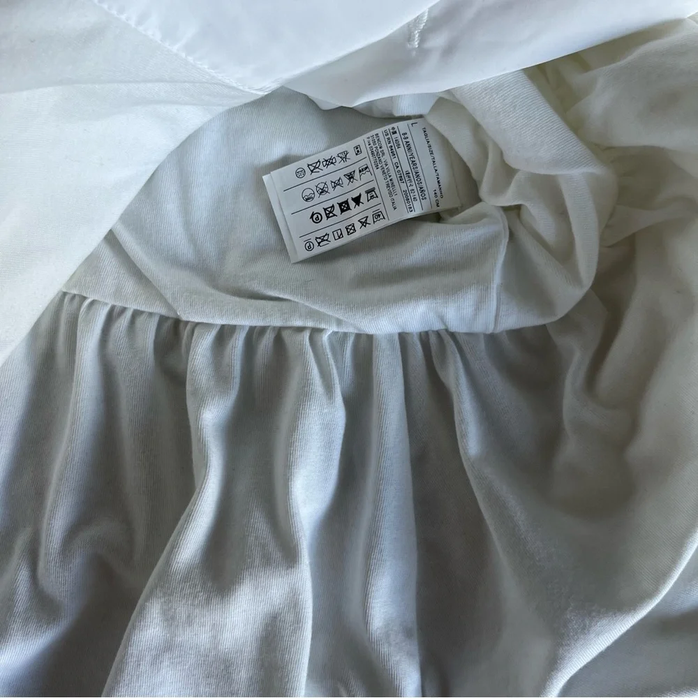 United Colors of Benetton classic double-breast white coat girls 8Y 9Y School